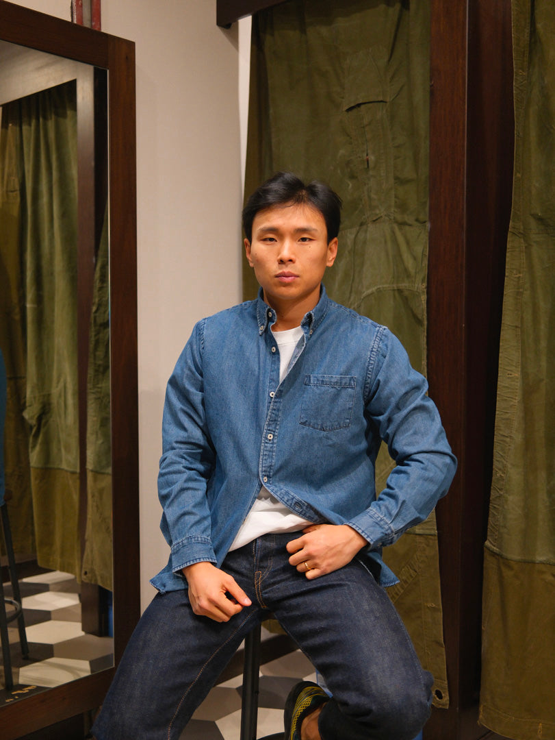 Gaffi & Co. Camicia Denim Medium Wash SH101