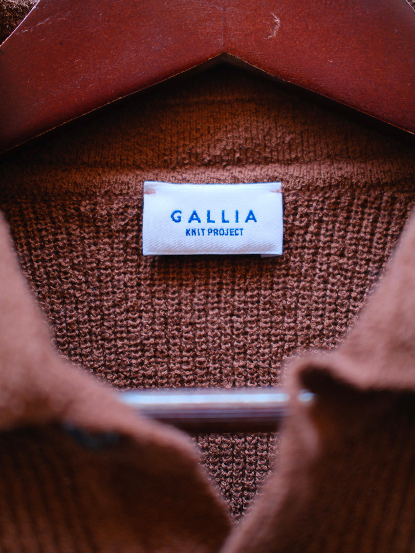 Gallia Knit Project Polo Kost Tabacco