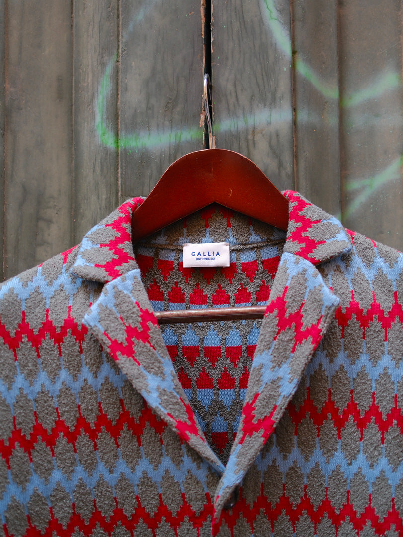 Gallia Knit Project Maglia Camicia Kareem