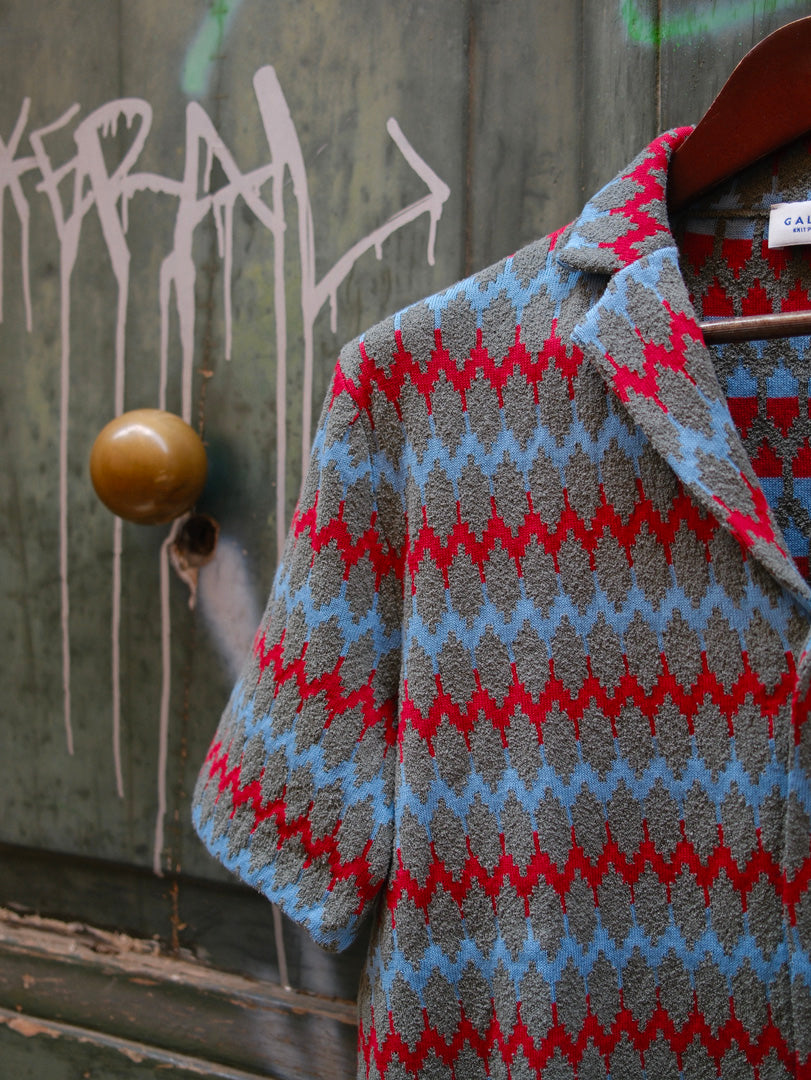Gallia Knit Project Maglia Camicia Kareem