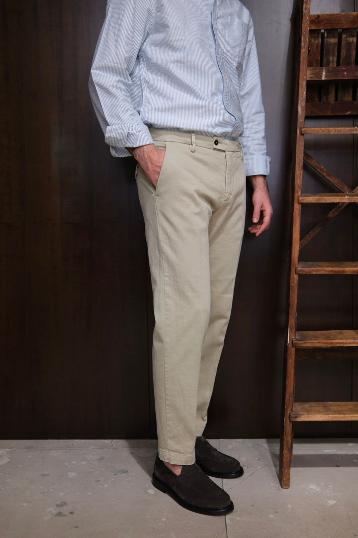 Gaffi & Co. Pantalone Cesare Canvas Beige