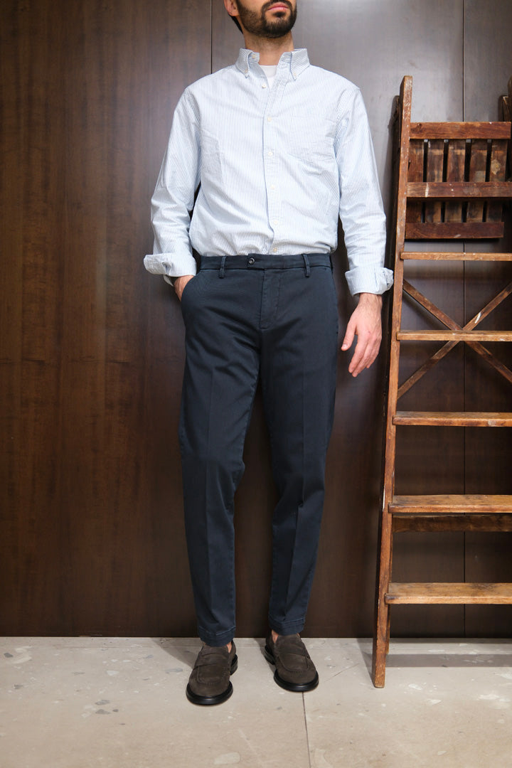 Gaffi & Co. Pantalone Cesare Canvas Navy