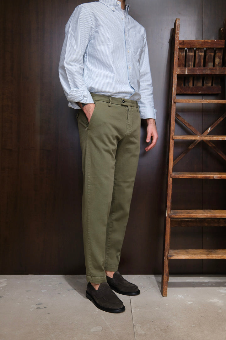 Gaffi & Co. Pantalone Cesare Canvas Militare