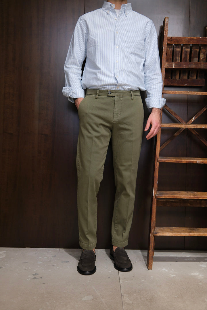 Gaffi & Co. Pantalone Cesare Canvas Militare