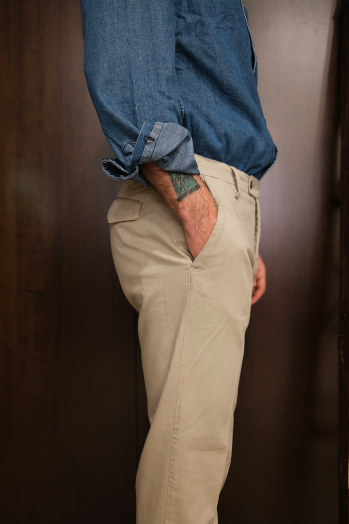 Gaffi & Co. Pantalone Cesare Lyo Sabbia