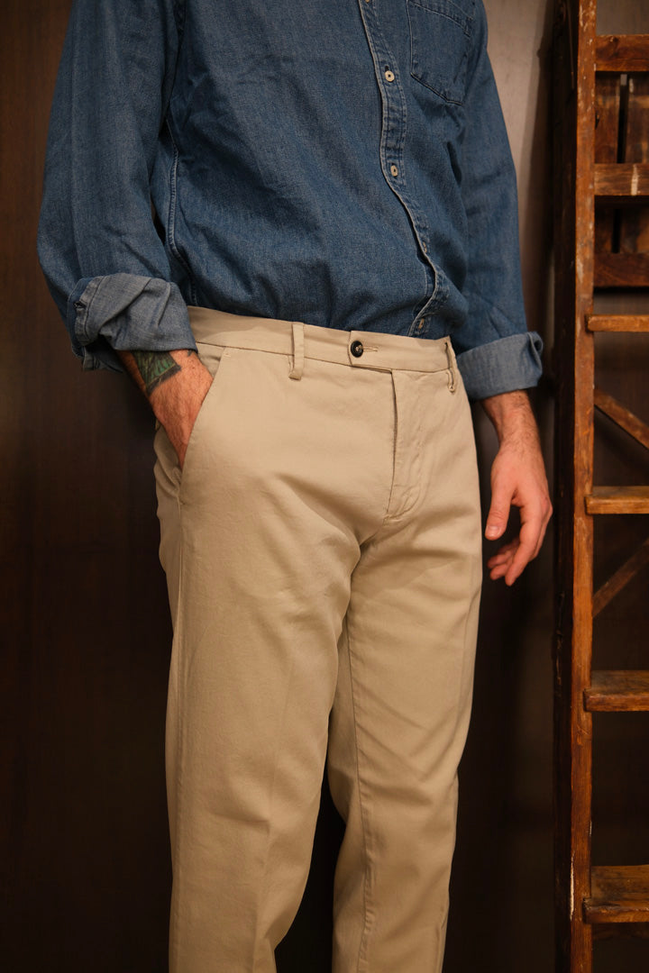 Gaffi & Co. Pantalone Cesare Lyo Sabbia