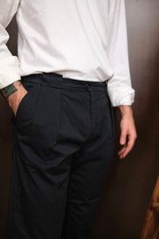 Gaffi & Co. Pantalone Osaka Pence Poepline Navy