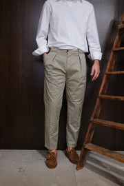 Gaffi & Co. Pantalone Osaka Pence Popeline Argilla NO RESO