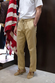 Gaffi & Co. Pantalone Jerry Lino Beige NO RESO