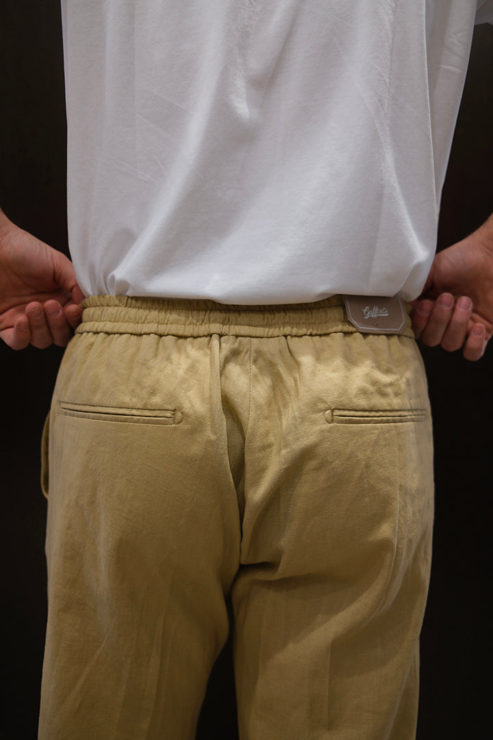 Gaffi & Co. Pantalone Jerry Lino Beige