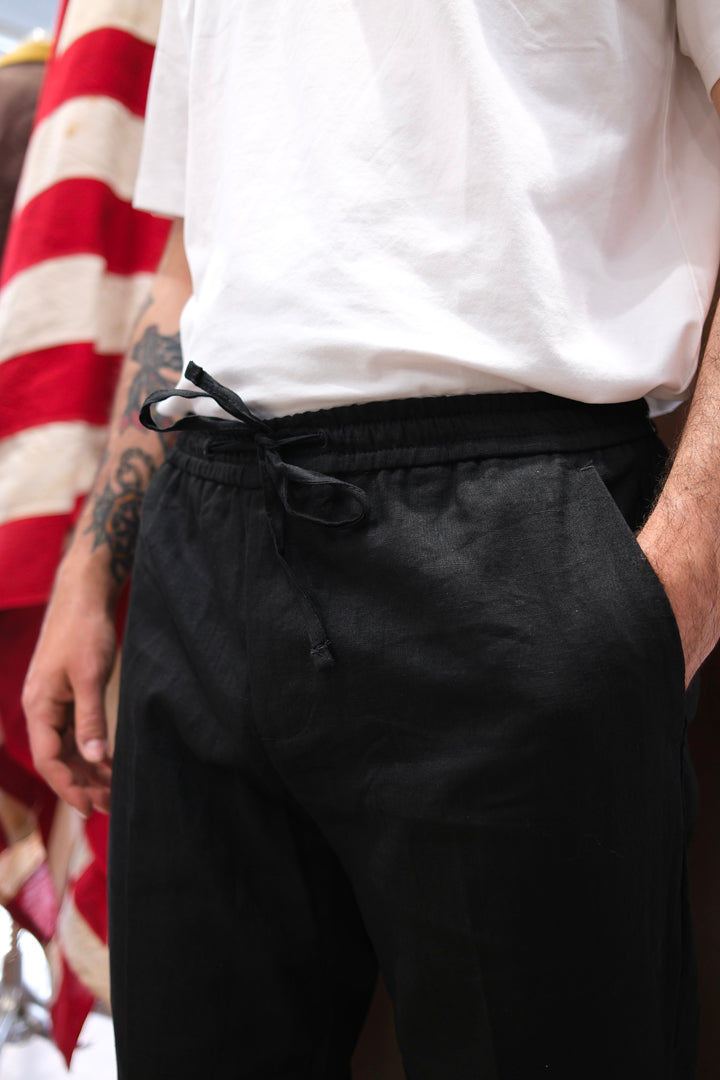 Gaffi & Co. Pantalone Jerry Lino Nero