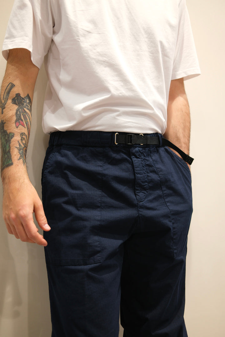 White Sand Pantalaccio Fatigue Ripstop Blu