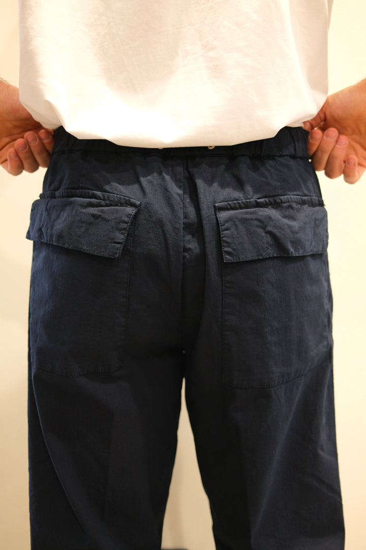 White Sand Pantalaccio Fatigue Ripstop Blu