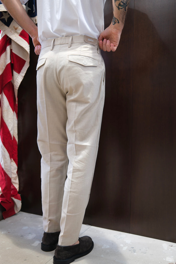 Gaffi & Co. Pantalone Dante Lino Sabbia