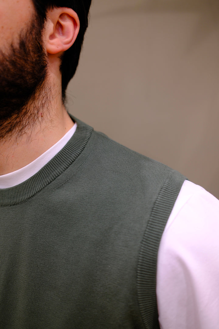 Gaffi & Co. Gilet Cotone Militare