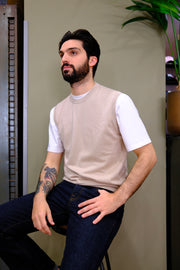 Gaffi & Co. Gilet Cotone Sabbia