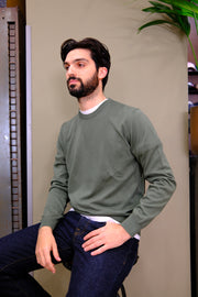 Gaffi & Co. Maglia Girocollo Cotone Militare