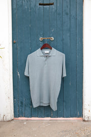 Gaffi & Co. Polo Bottoni Lino/Cotone Alga NO RESO