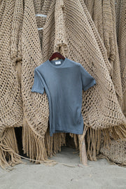Gaffi & Co. T-Shirt Lino/Cot Piombo NO RESO