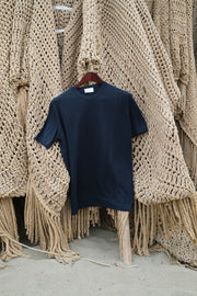 Gaffi & Co. T-Shirt Lino/Cot Blu NO RESO