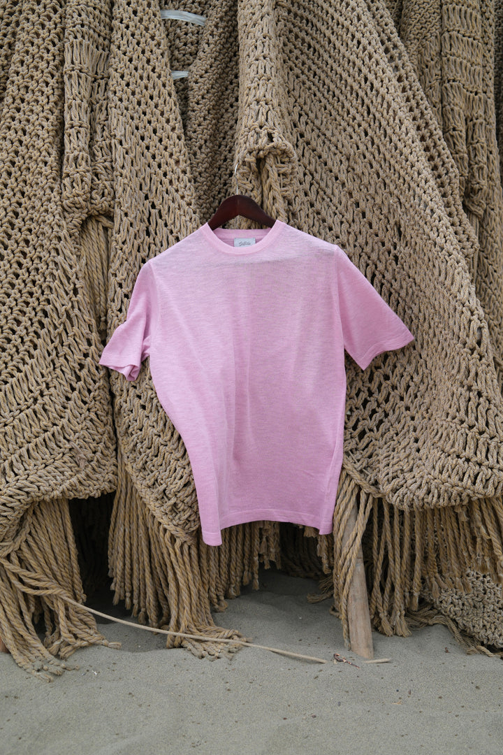 Gaffi & Co. T-Shirt Lino/Cot. Glicine