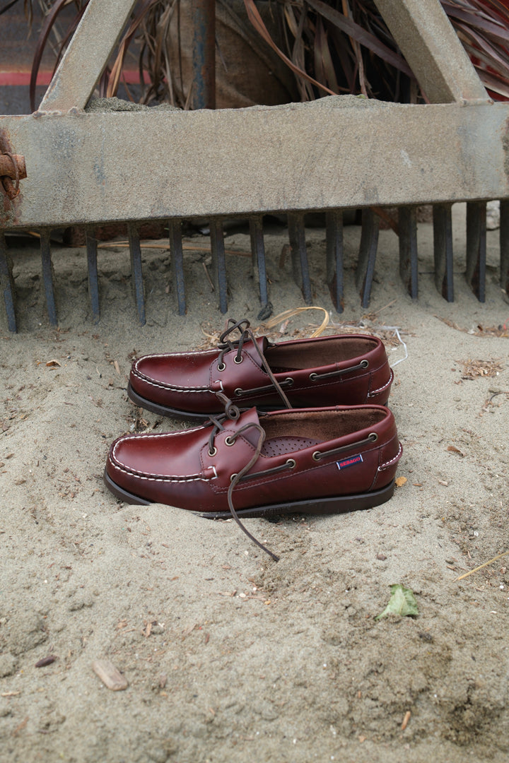 Sebago Docksides Portland Waxed Dk Brown