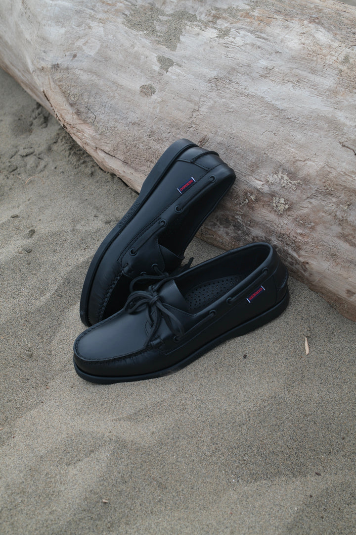 Sebago Docksides Portland Total Black