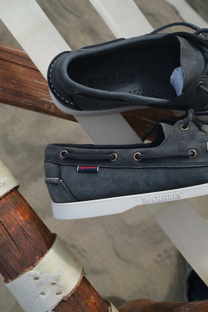 Sebago Portland Crazy H Blue Navy
