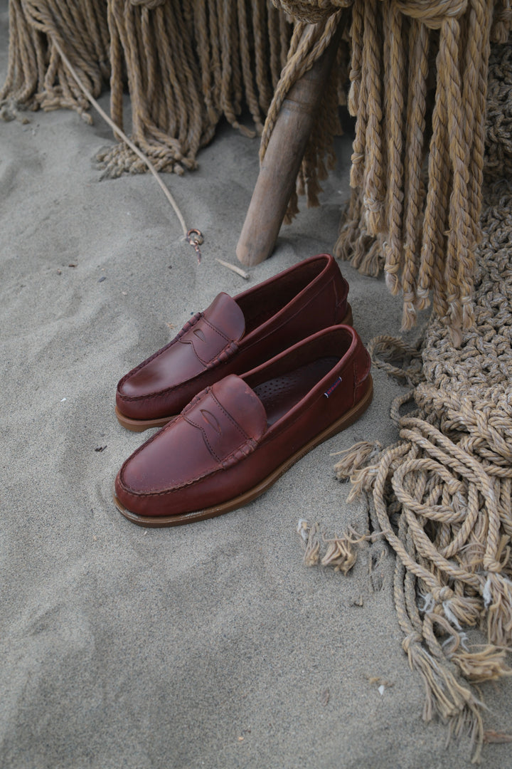 Sebago Docksides Dolphin Waxed Brown/Gum