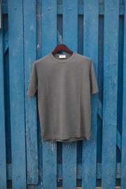 Gaffi & Co. T-Shirt Girocollo Cotone Crepe Piombo NO RESO