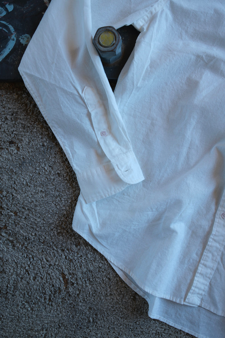 Gaffi & Co. Camicia Lino & Cotone Bianco