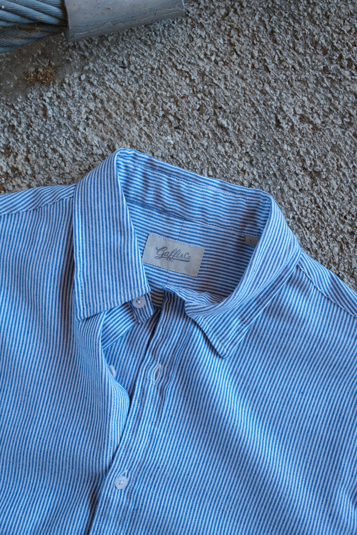 Gaffi & Co. Camicia Lino & Cotone Riga Denim