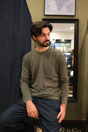 Gaffi & Co. T-Shirt Lino/Cot M/L Militare NO RESO