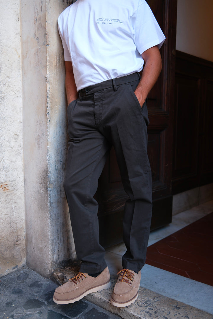 Gaffi & Co. Pantalone Cesare Cotone Antracite