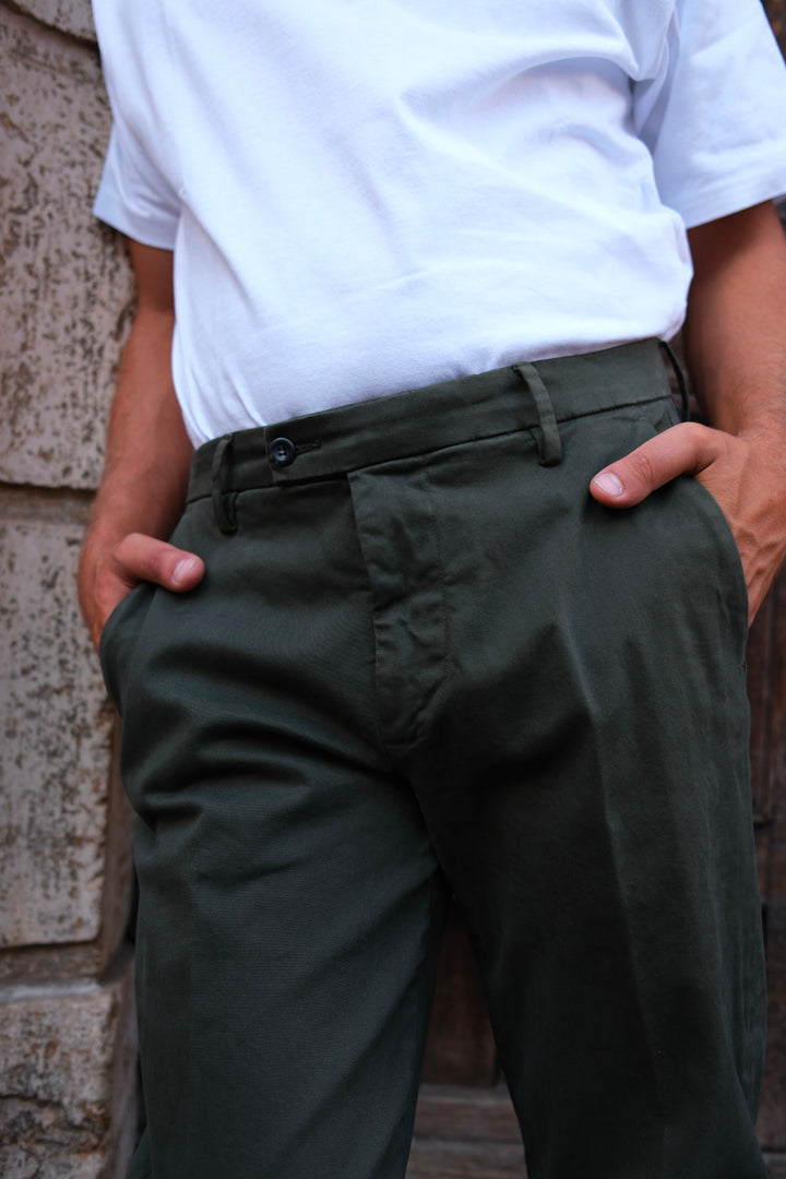 Gaffi & Co. Pantalone Cesare Cotone Militare