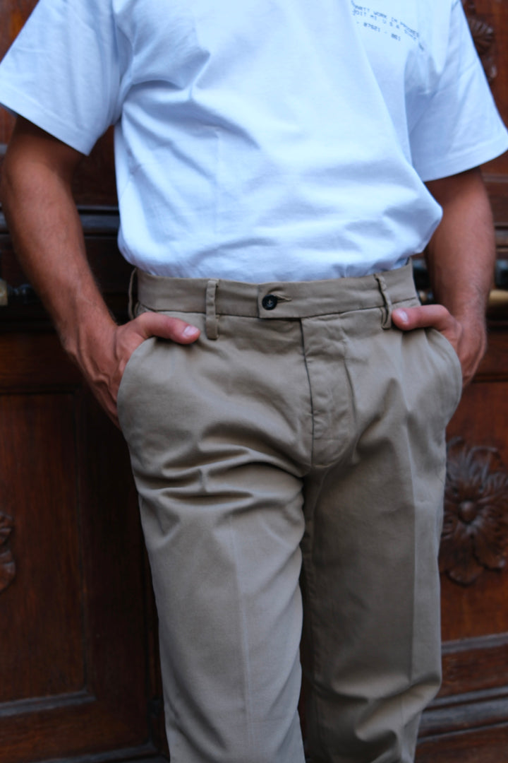 Gaffi & Co. Pantalone Cesare Cotone Beige