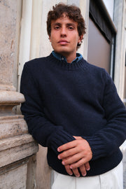 Gaffi & Co. Maglia Girocollo Lana Blu