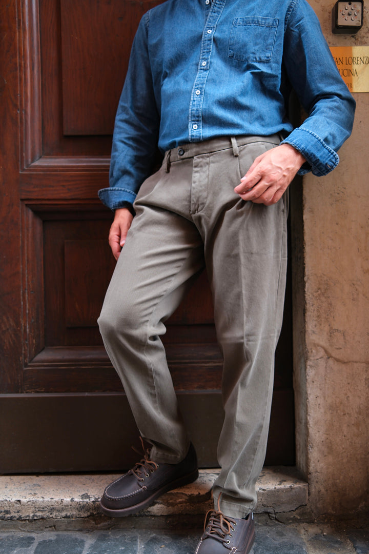 Gaffi & Co. Pantalone Dante Cotone Cacao