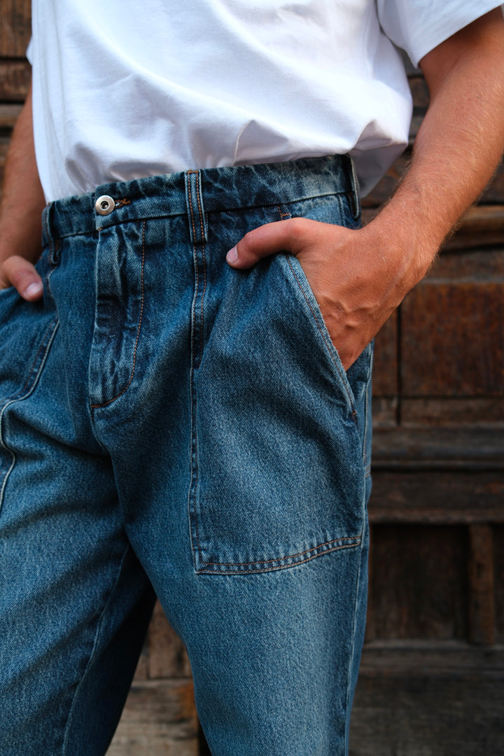Gaffi & Co. Jeans Fatigue Mid Blue