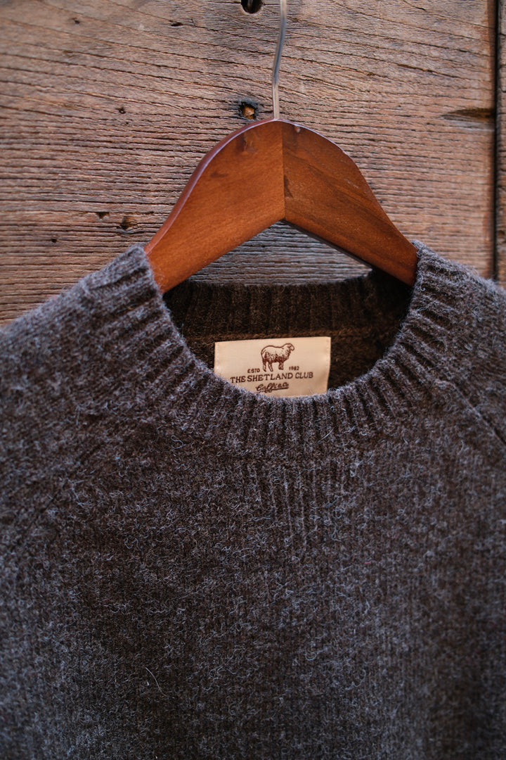 Gaffi & Co. Maglia Shetland Caffè