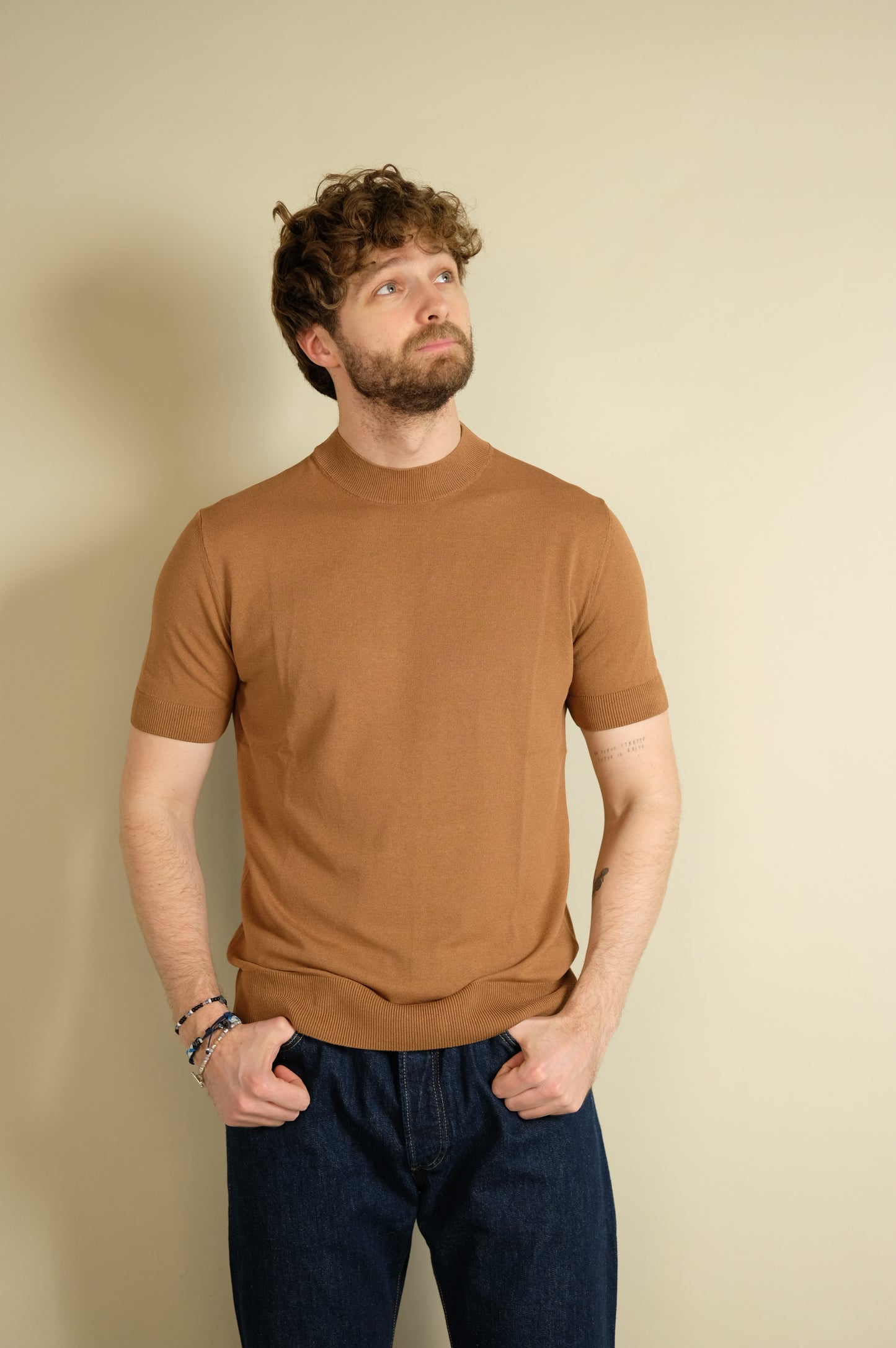 Gaffi & Co. T-Shirt Alain Tricot 5002 Biscotto