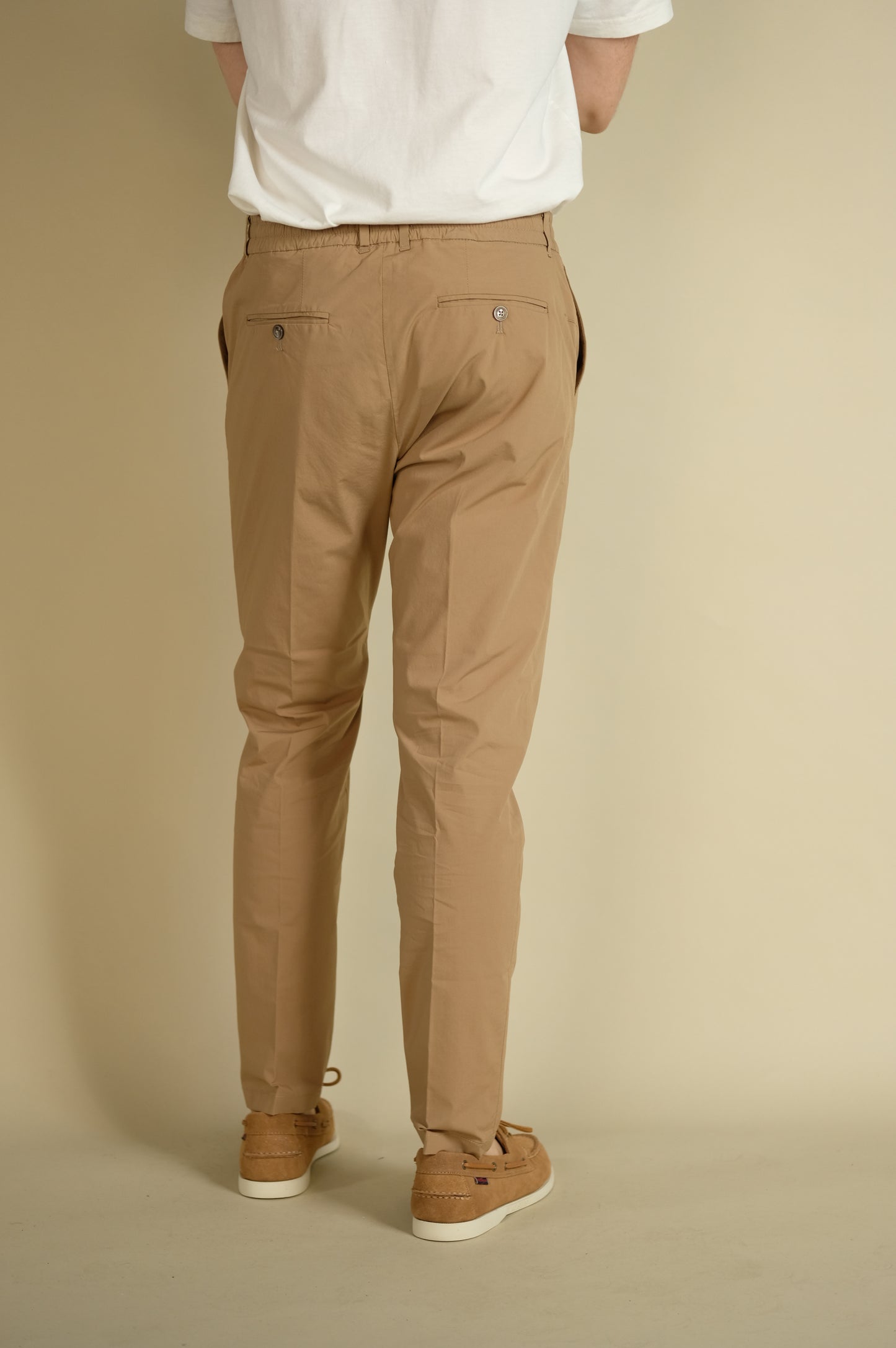 Cruna Pantalone Popeline Mitte 1502 Sabbia