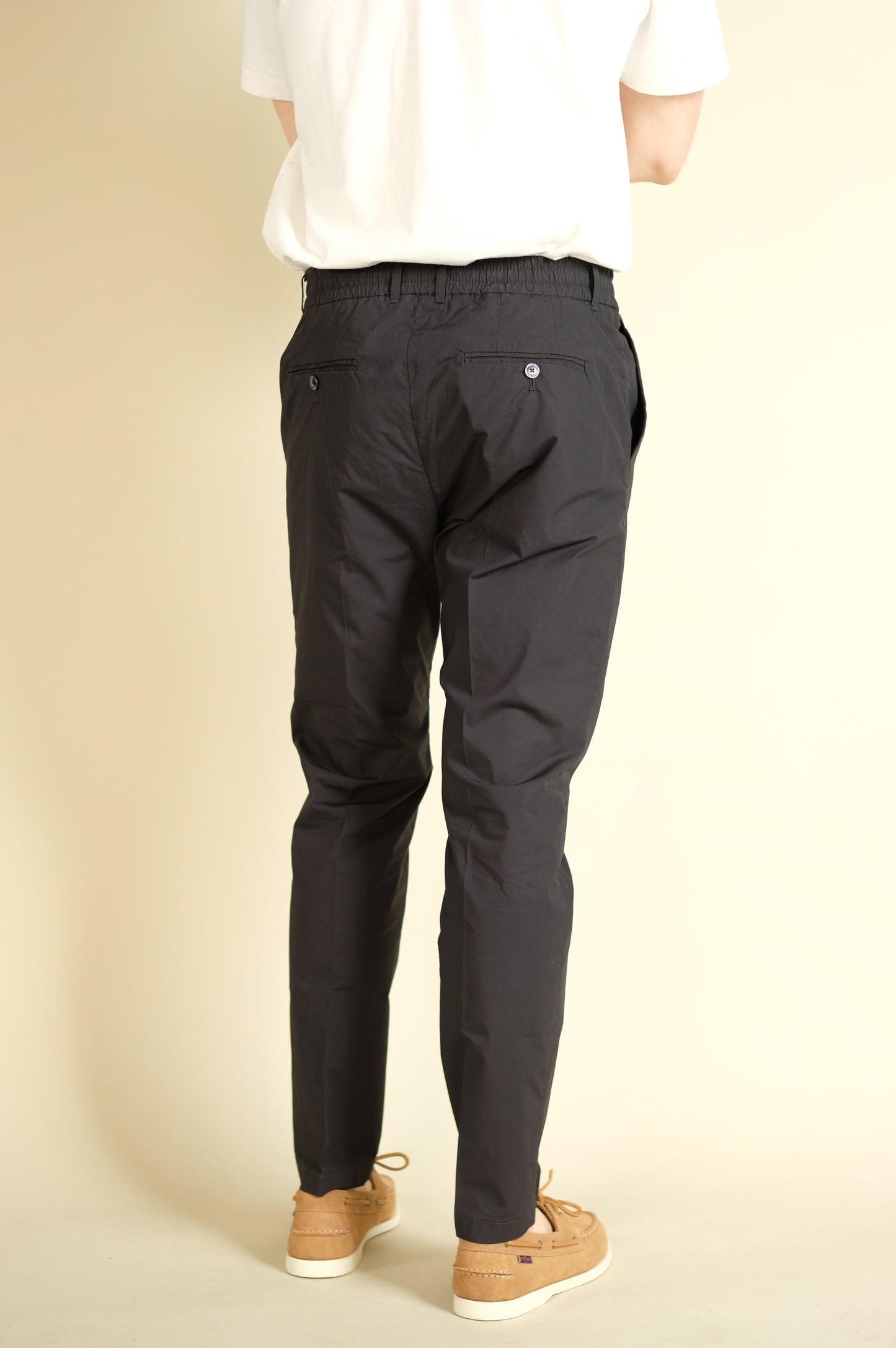 Cruna Pantalone Popeline Mitte 1502 Nero