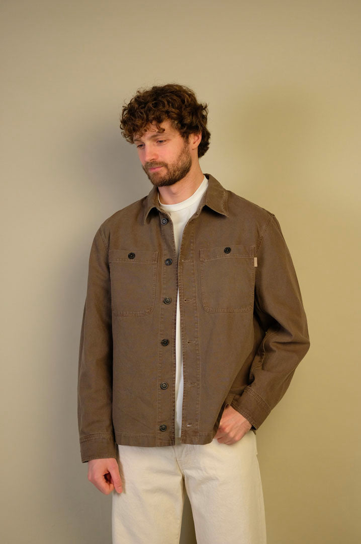 Baracuta Overshirt Canvas Tarmac Green