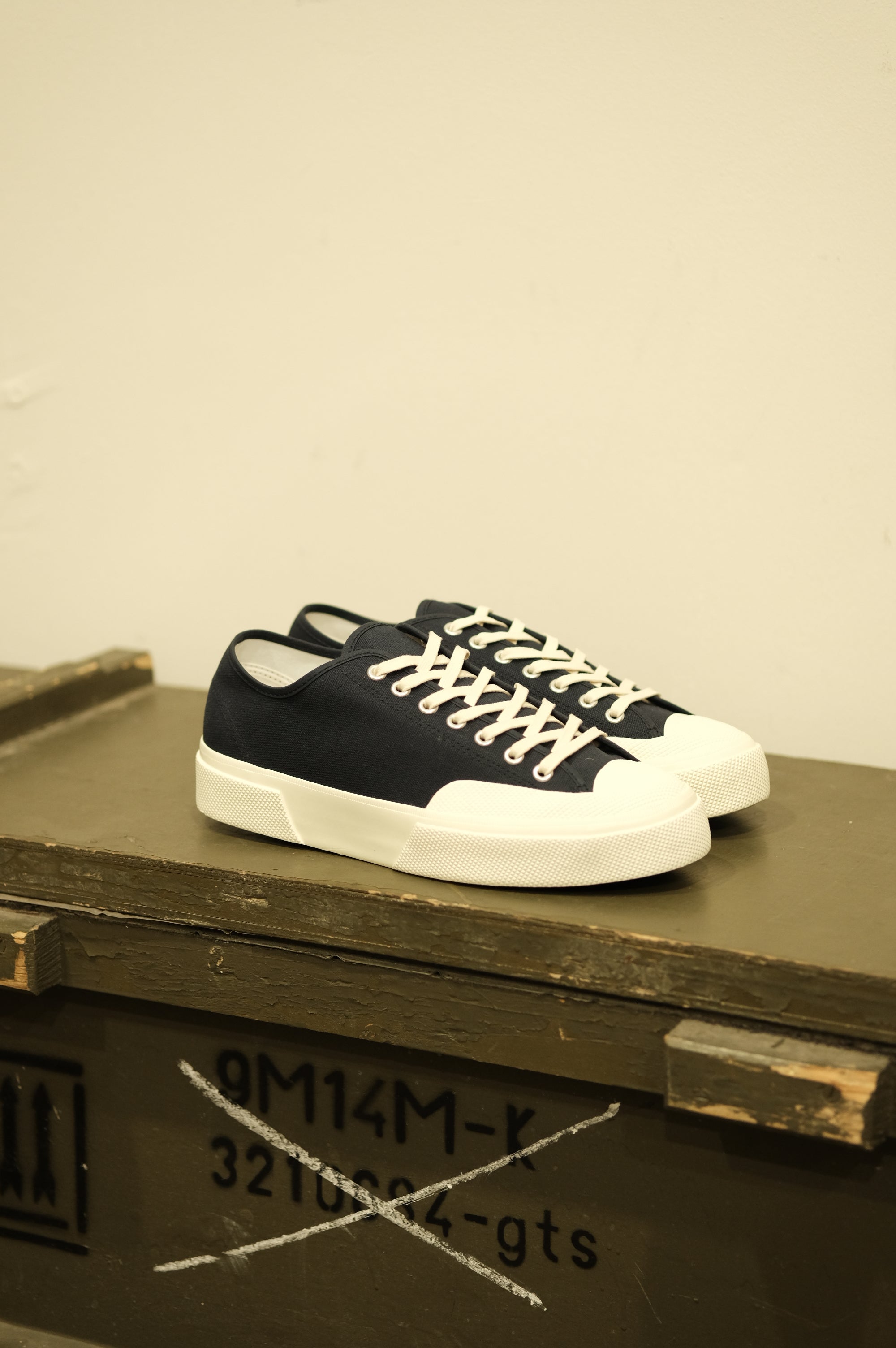Superga Artifact Works Cotton Canvas Navy/Off White
