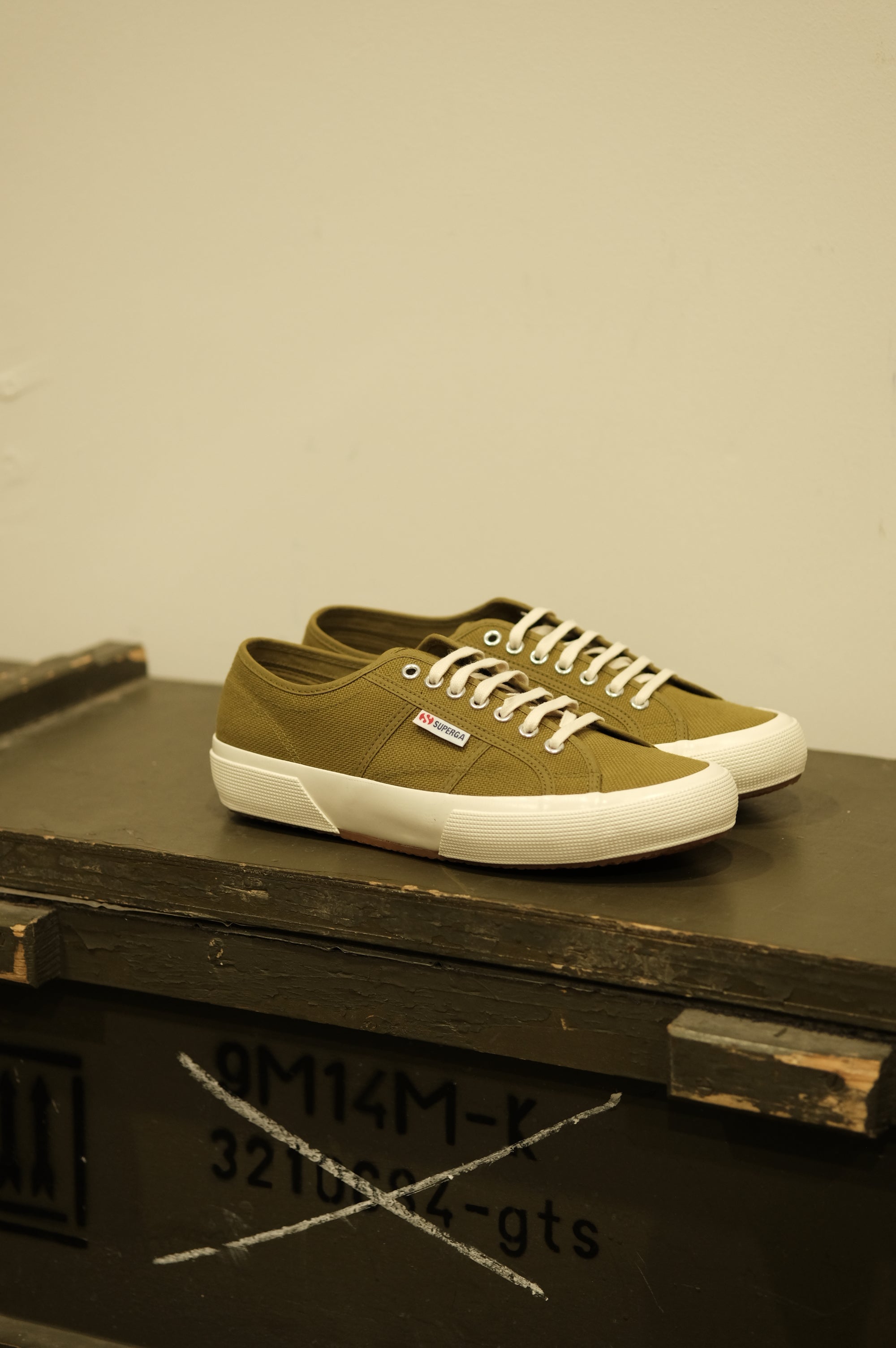 Superga Artifact 2750OG Green Military/Off White