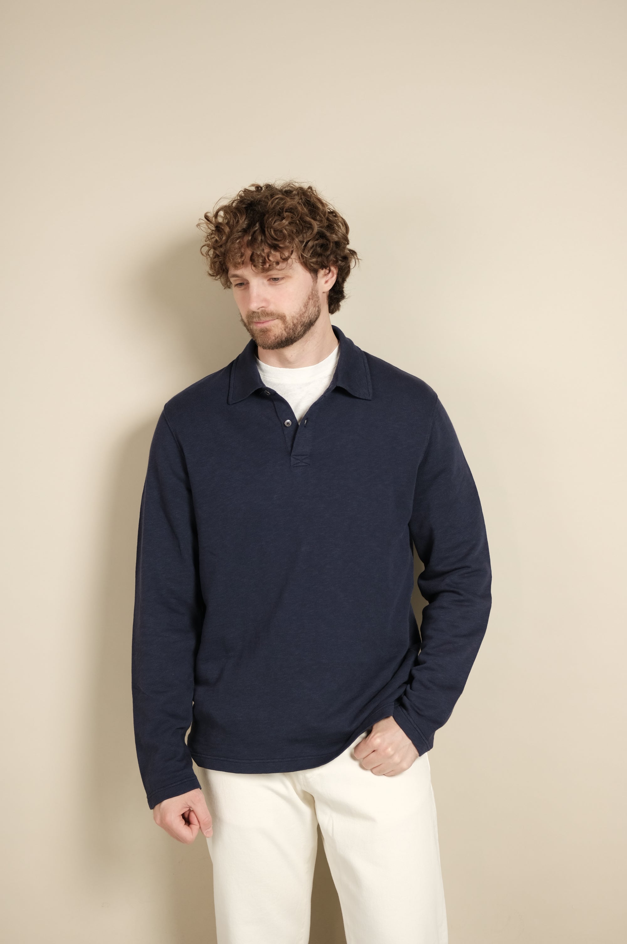 Hartford Light Polo Navy
