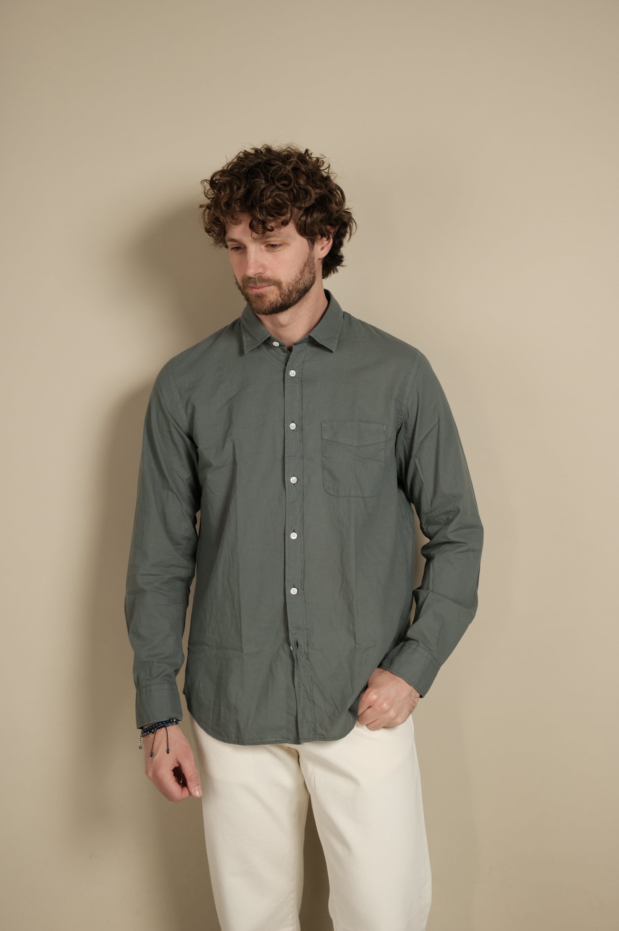 Hartford Storm Woven Shirt Military