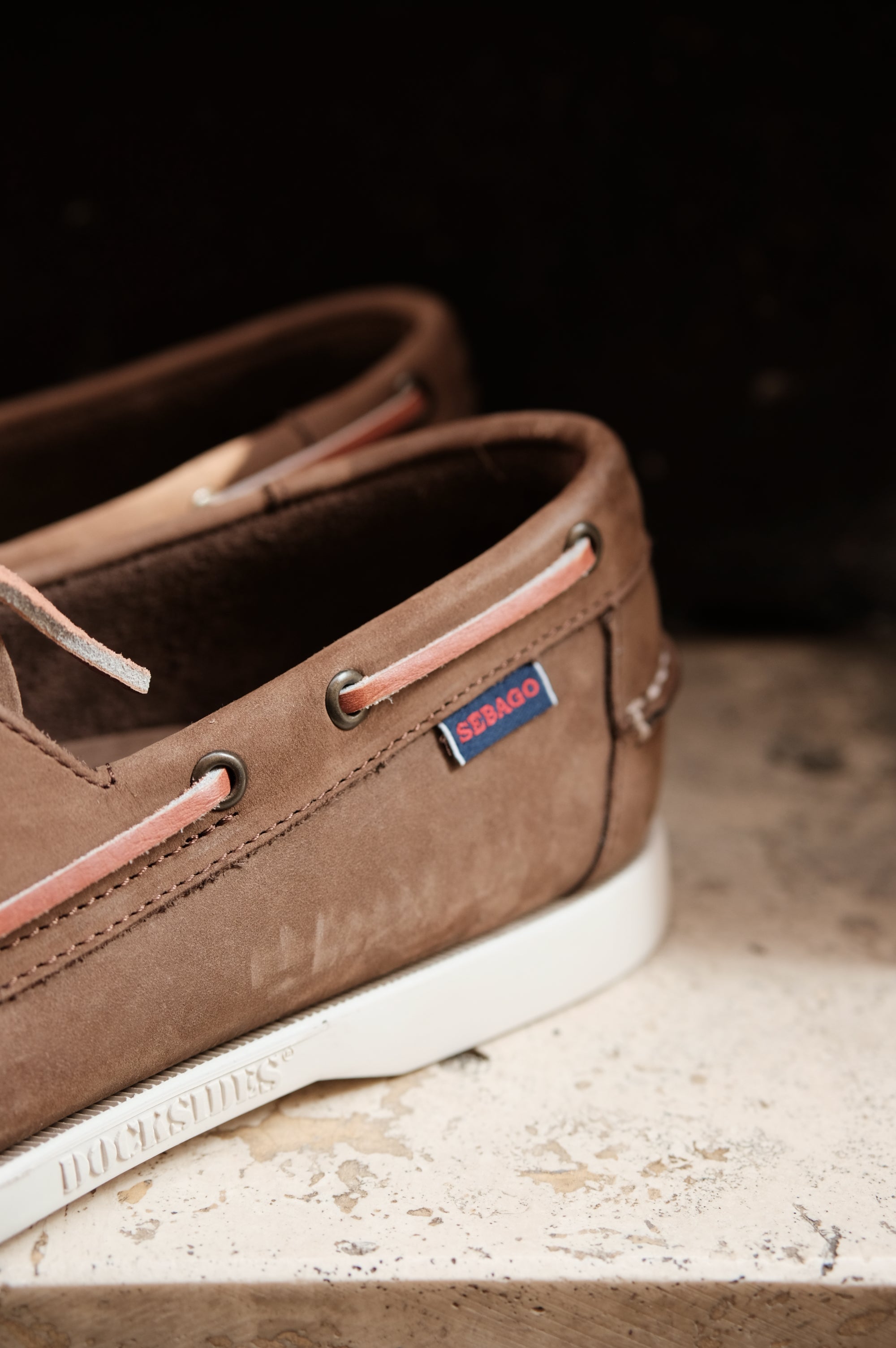 Sebago Portland Nubuck Dk Brown