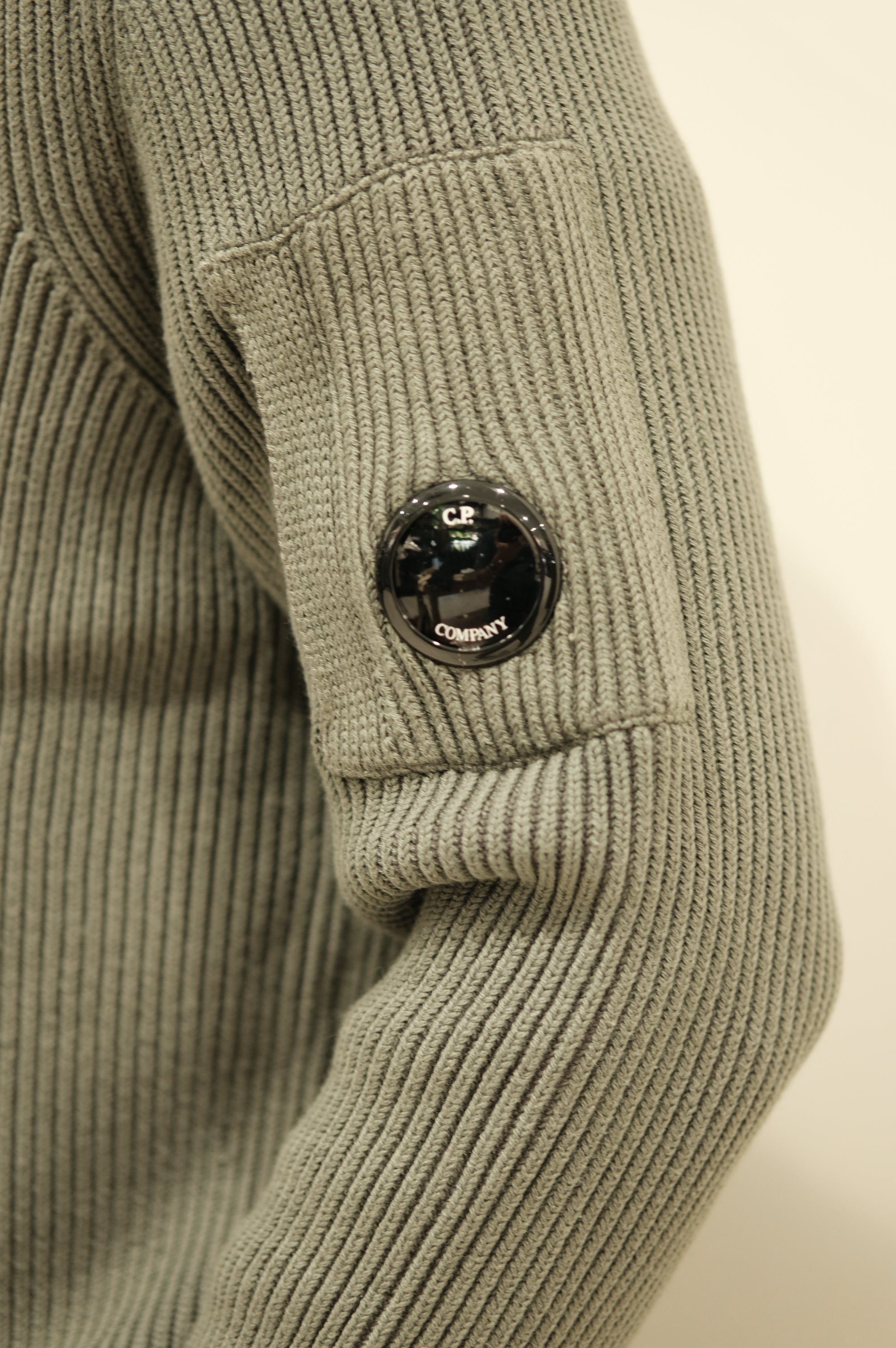 C.P.Company Maglia Polo In Full Rib Gunmetal